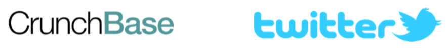 Crunchbase and Twitter Company Logos